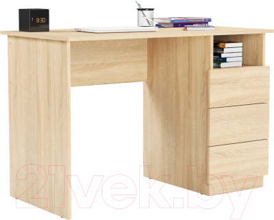 Письменный стол Mio Tesoro Велия МВ-08 (дуб сонома) - фото