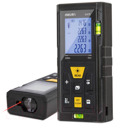 Лазерный дальномер Deli DL4170 - фото
