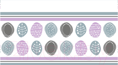 Комод Премиум Рокси (белый/ирис)