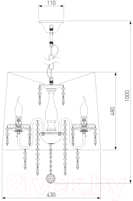 Люстра Евросвет Allata 2045/5