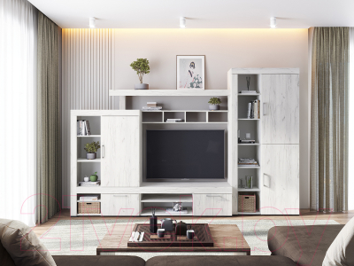 Шкаф Стендмебель Гранд ШК 3 (дуб крафт белый)