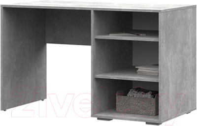 Письменный стол Стендмебель Денвер СТ 01 (белый/ателье светлое)