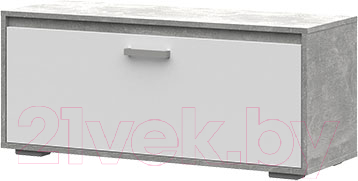 Тумба Стендмебель Денвер ТБ 02 (белый/ателье светлое) - фото
