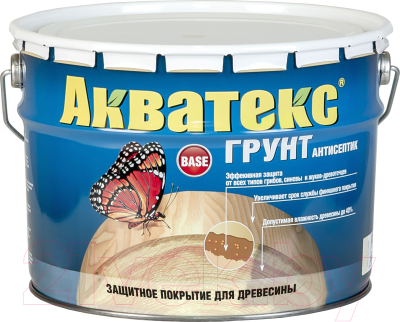 Антисептик для древесины Акватекс Грунт - фото