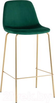 Стул барный Stool Group Валенсия SN OS-001B HLR-56 gl (велюр зеленый/золотые ножки) - фото