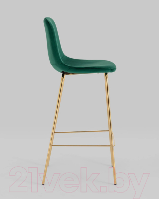 Стул барный Stool Group Валенсия SN OS-001B HLR-56 gl (велюр зеленый/золотые ножки)
