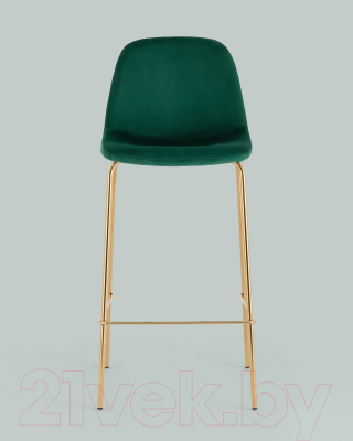 Стул барный Stool Group Валенсия SN OS-001B HLR-56 gl (велюр зеленый/золотые ножки)