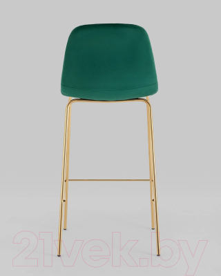 Стул барный Stool Group Валенсия SN OS-001B HLR-56 gl (велюр зеленый/золотые ножки)