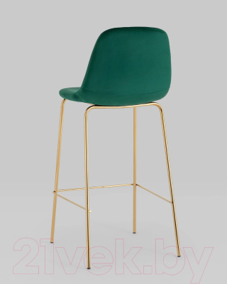 Стул барный Stool Group Валенсия SN OS-001B HLR-56 gl (велюр зеленый/золотые ножки)