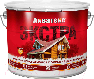 Защитно-декоративный состав Акватекс Экстра - фото