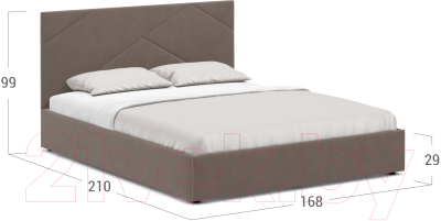 Двуспальная кровать Moon Trade 1257 / К003969