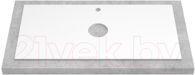 Тумба под умывальник ЗОВ Дион 60 / D60LWP0M9003MKV5-KP13W (белый матовый)