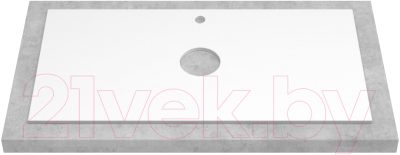 Тумба под умывальник ЗОВ Дион 70 / D70LHO0M9003GKV5-KP13W (белый глянец/дуб)