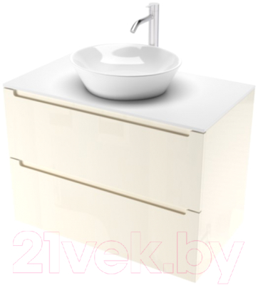 Тумба под умывальник ЗОВ Дион 100 / D100LWPFM1015GKV5-KP13W - фото