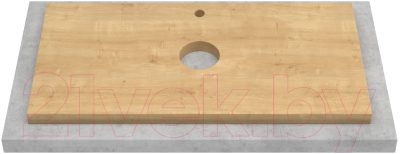 Тумба под умывальник ЗОВ Дион 60 / D60LAFM7015MKV5-HPL38T