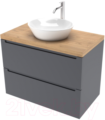 Тумба под умывальник ЗОВ Дион 70 / D70LAFM7015MKV5-HPL38T - фото