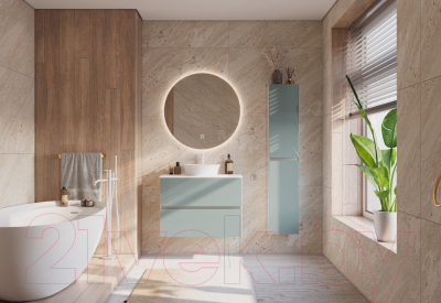 Тумба под умывальник ЗОВ Лира 90 / L90MW0MAGVA-KP13W