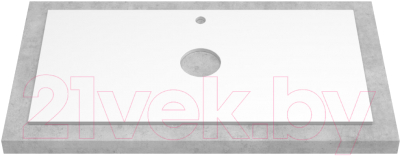 Тумба под умывальник ЗОВ Лира 60 / L60MW0MTGVG-KP13W (белый/тальк)