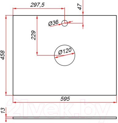 Тумба под умывальник ЗОВ Парма 60 / P60LWP0MHMC1A-KP13W (белый/галифакс)
