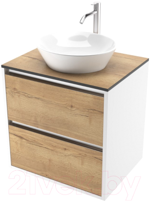 Тумба под умывальник ЗОВ Парма 60 / P60LWP0MHMC1A-KP13H - фото