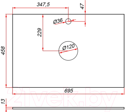 Тумба под умывальник ЗОВ Парма 70 / P70LWP0MHMC1A-KP13H (белый/галифакс)