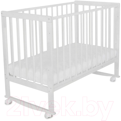 Детская кроватка Pituso Tip-Top / 110211 (белый) - фото
