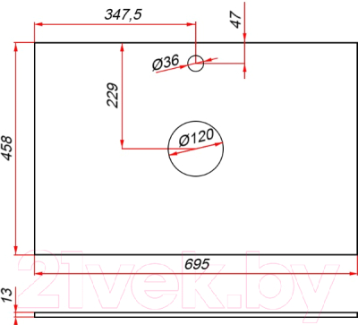 Тумба под умывальник ЗОВ Кито 70 / K70LW0MRMC-KP13W (белый/тростник)