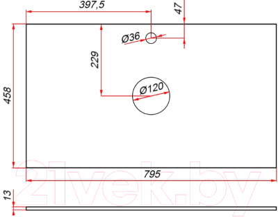 Тумба под умывальник ЗОВ Кито-2 80 / 2K80LW0MWMC-KP13W (белый матовый)