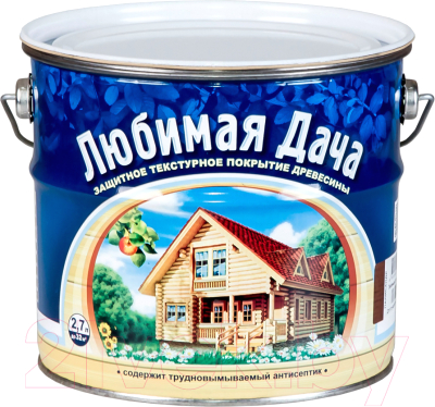 Защитно-декоративный состав Любимая дача Для дерева - фото