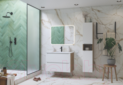 Тумба с умывальником ЗОВ Дион 100 / D100LWP0M9003MKV5-OL100