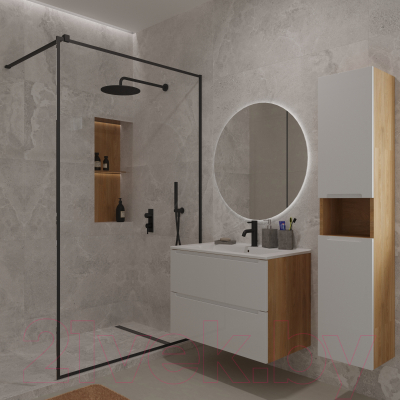 Тумба с умывальником ЗОВ Дион 90 / D90LHO0M9003GKV5-OL90