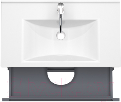 Тумба с умывальником ЗОВ Дион 80 / D80LHO0M7015GKV5-OL80