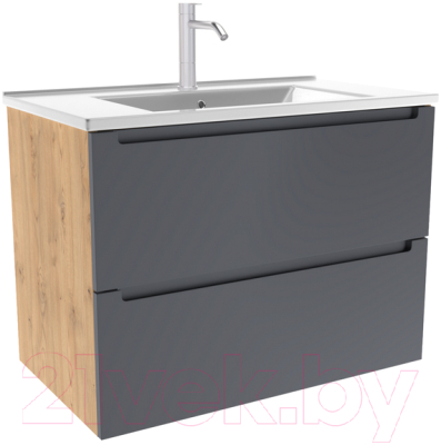 Тумба с умывальником ЗОВ Дион 90 / D90LHO0M7015МKV5-OL90 - фото