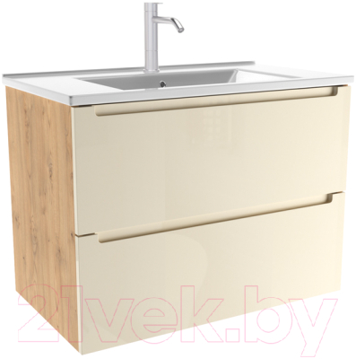 Тумба с умывальником ЗОВ Дион 90 / D90LHO0M1015GKV5-OL90 - фото