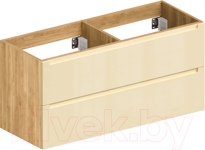 Тумба с умывальником ЗОВ Дион 120 / D120LHO0M1015GKV5-OL120