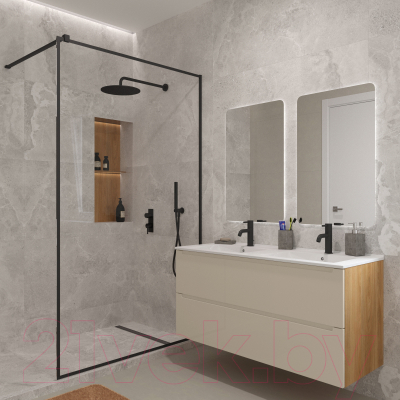 Тумба с умывальником ЗОВ Дион 120 / D120LHO0M1015GKV5-OL120