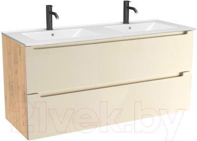 Тумба с умывальником ЗОВ Дион 120 / D120LHO0M1015GKV5-OL120