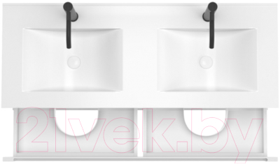 Тумба с умывальником ЗОВ Дион 120 / D120LWPFM1015GKV5-OL120