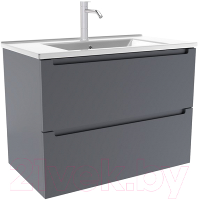 Тумба с умывальником ЗОВ Дион 60 / D60LAFM7015MKV5-OL60 - фото