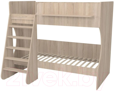 Двухъярусная кровать детская Можга Капризун 3 / Р434 - фото