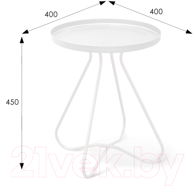 Журнальный столик Мебелик SHT-CT3
