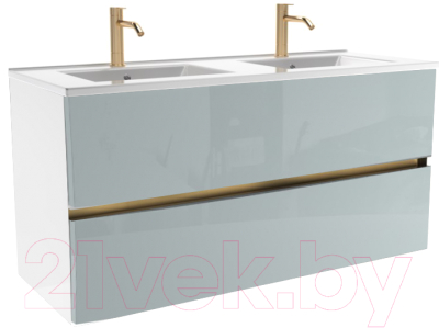 Тумба с умывальником ЗОВ Лира 120 / L120MW0MAGVA-OL120 - фото