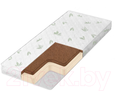 Матрас Капризун Алое вера ППУ с кокосом 80x200 / 413077