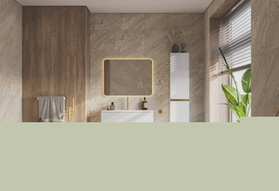 Тумба с умывальником ЗОВ Лира 80 / L80MW0MWGVG-OL80