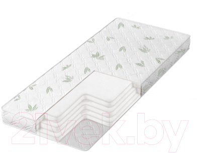 Матрас в кроватку Капризун Джангл Симпл Струтто 60x120 / 413069 - фото