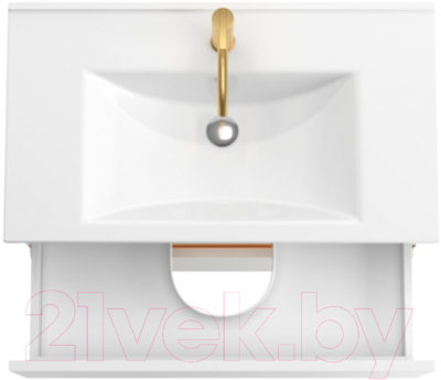 Тумба с умывальником ЗОВ Лира 90 / L90MW0MWGVG-OL90