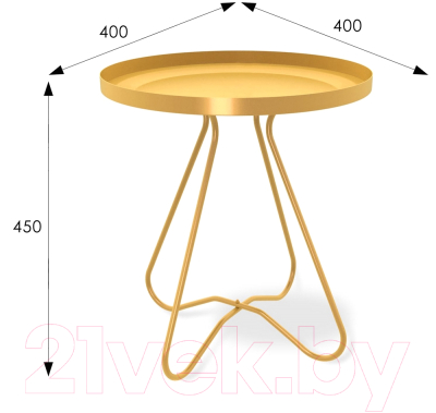 Журнальный столик Мебелик SHT-CT3