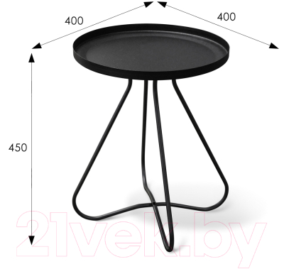 Журнальный столик Мебелик SHT-CT3