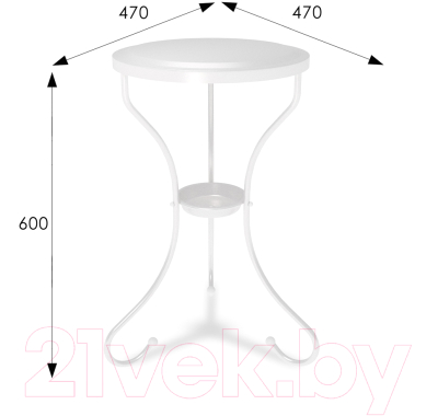 Журнальный столик Мебелик SHT-CT10