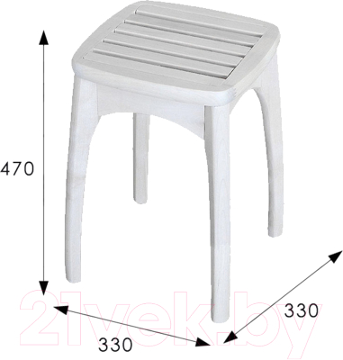 Табурет Мебелик Массив